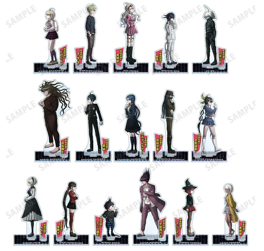 

Аниме Danganronpa: Trigger Happy Havoc Kirigiri Kyouko Naegi Makoto стандартная модель брелок Подвеска для косплея подарки