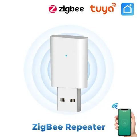 Удлинитель сигнала Tuya ZigBee 3,0, USB-усилитель, удлинитель сигнала, автоматическое устройство для умного дома, работает с концентратором шлюза Zigbee