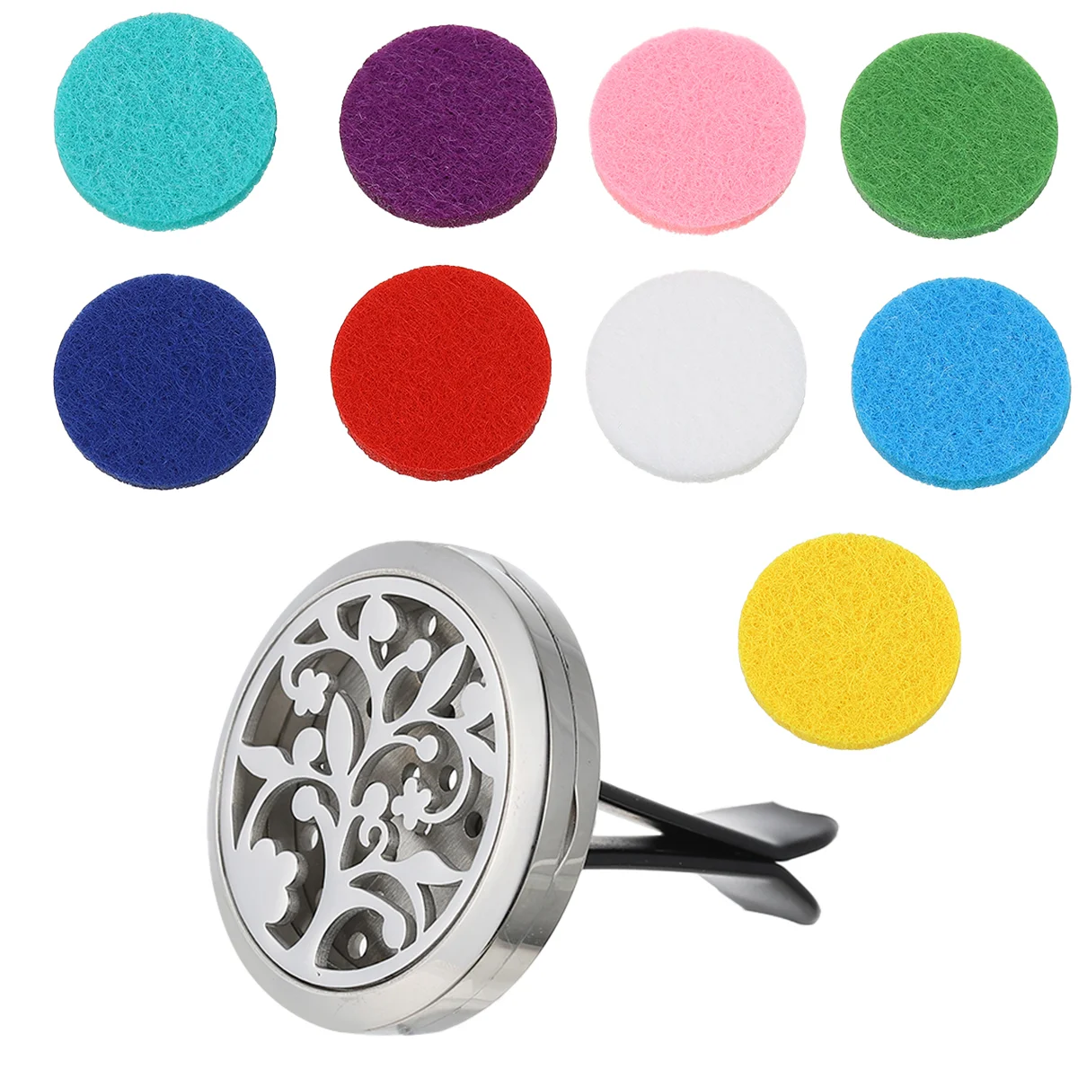 

Car Decoration Hollow Car Aromatherapy Clip Vent Diffuser (Assorted Color)