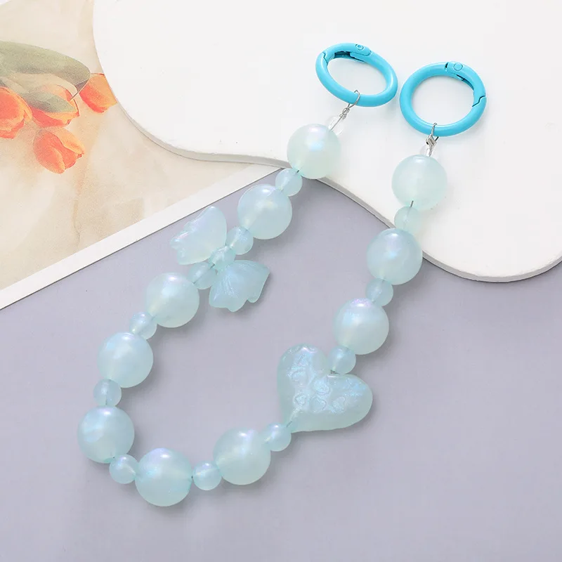 Креативные банты сердце бисер искусственная цепь красочные очаровательные