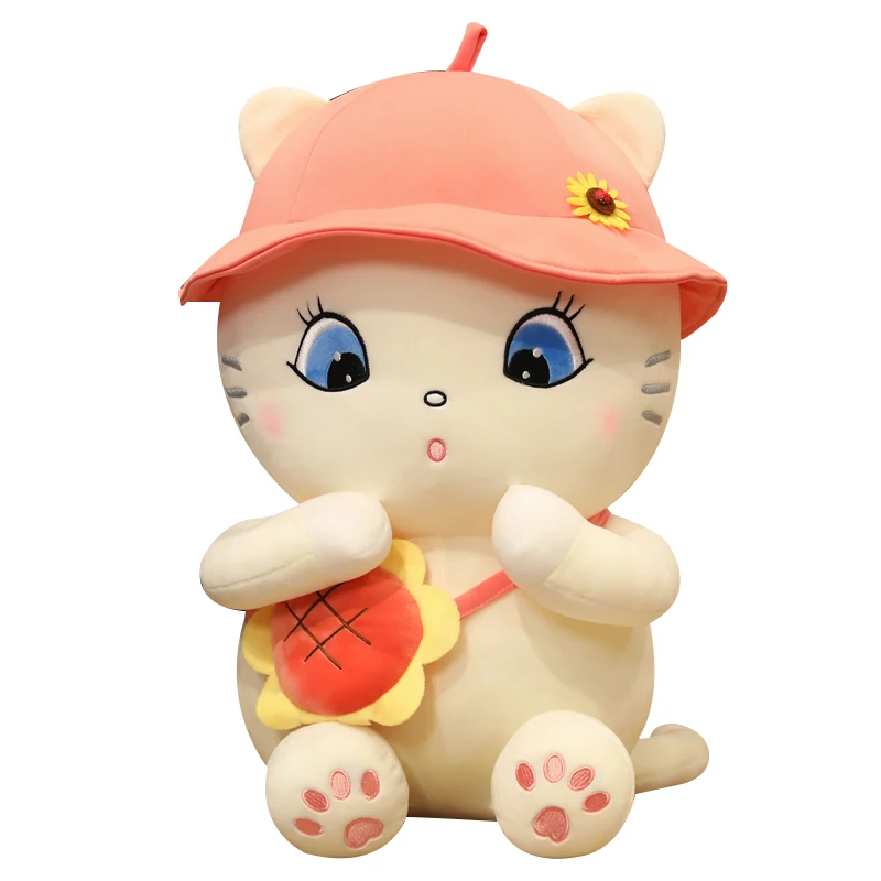 

Плюшевая игрушка в виде кошки и стрекозы, большая милая плюшевая игрушка, куклы с телом девочки, горячие милые детские милые подарки на день ...