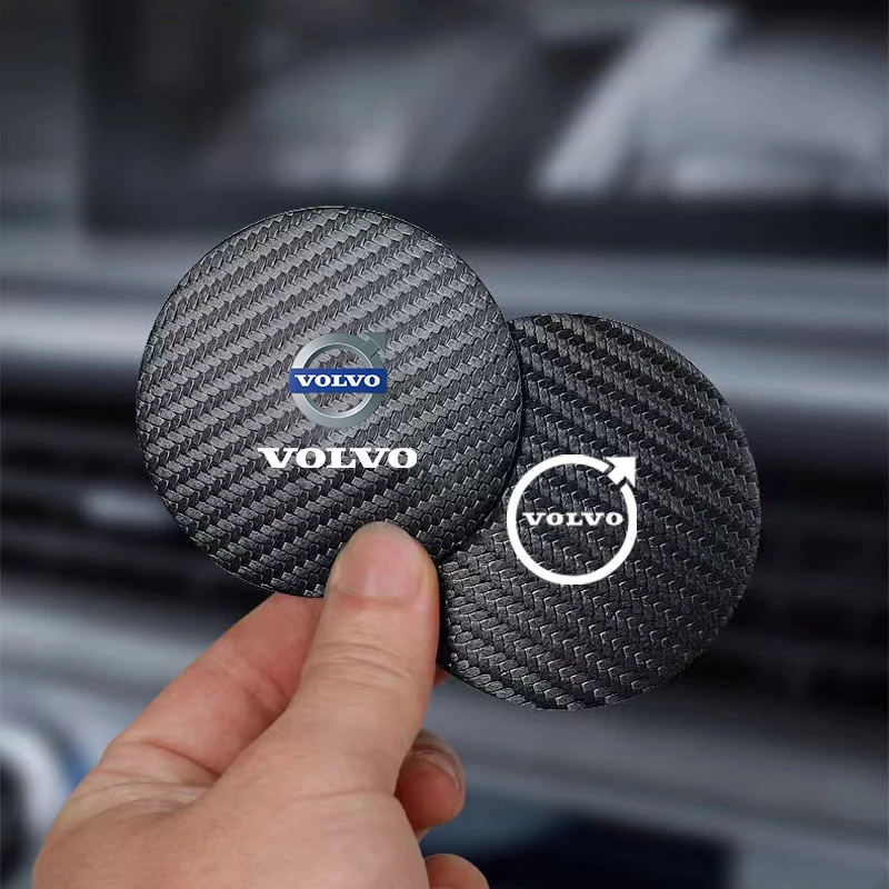 2 шт. кожаная подставка из углеродного волокна автомобильная чашка для воды