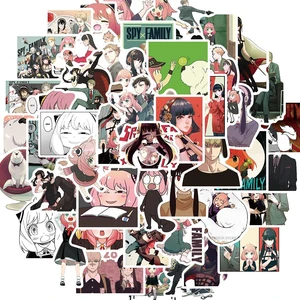 10/50pcs SPY×FAMILY Sticker Anime 2022 New Skateboard Suitcase Bedroom Bicycle Backpack Decoration Stickers Children Fans Gift