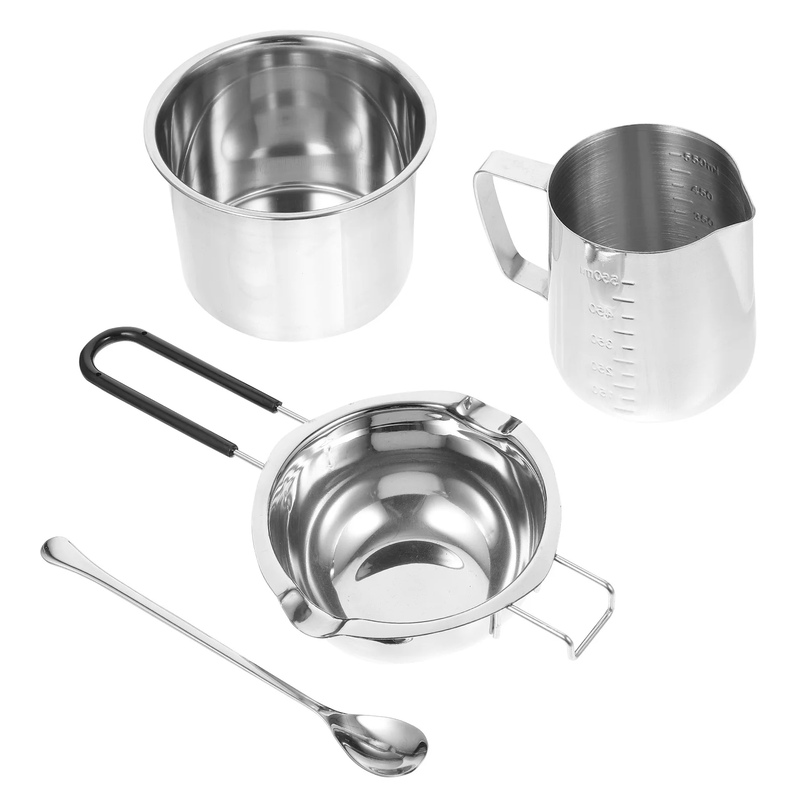 

Pot Melting Steel Stainless Double Boiler Pan Measuring Cupwater Boiling Pouring Making Soaphandle Storage Stockpot Butter
