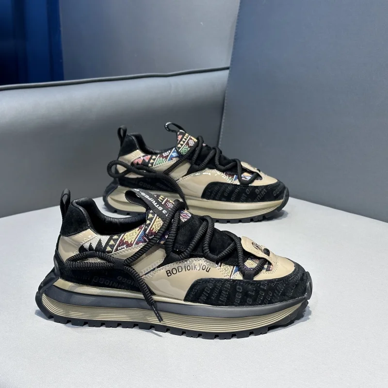 Модная брендовая мужская обувь с низким берцем осенне-зимняя новая удобная