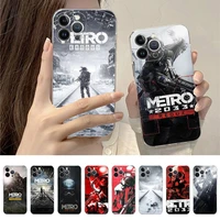 metro 2033 phone case for iphone 14 11 12 13 mini pro xs max cover 6 7 8 plus x xr se 2020 funda shell