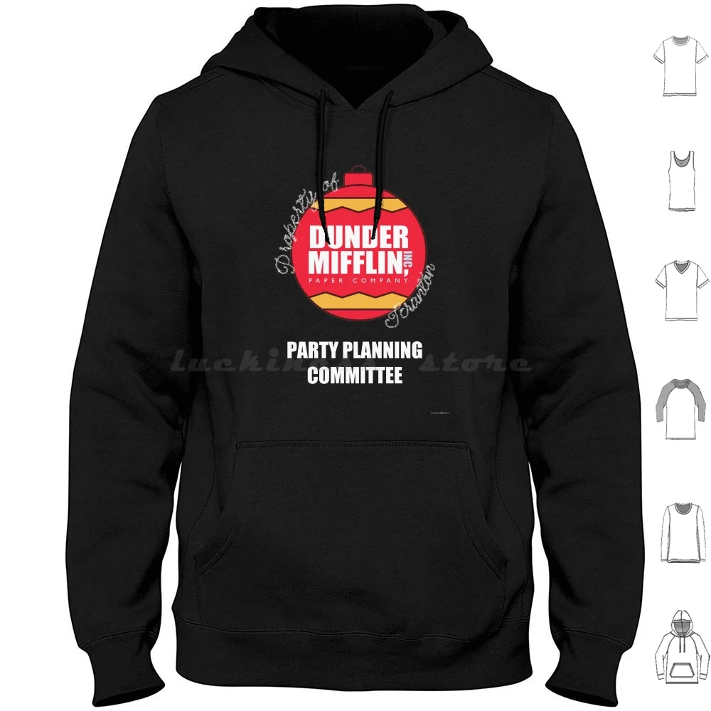

Christmas Party Planning Committee Hoodies Long Sleeve The Office Office Michael Dunder Mifflin Scranton Dwight Schrute
