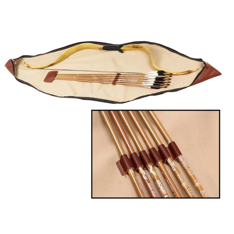 

Dropship 60 In Recurve Bow Контейнер для охоты Стрельба Из искусственной кожи Сумка для хранения лука Сумка для стрельбы из лука
