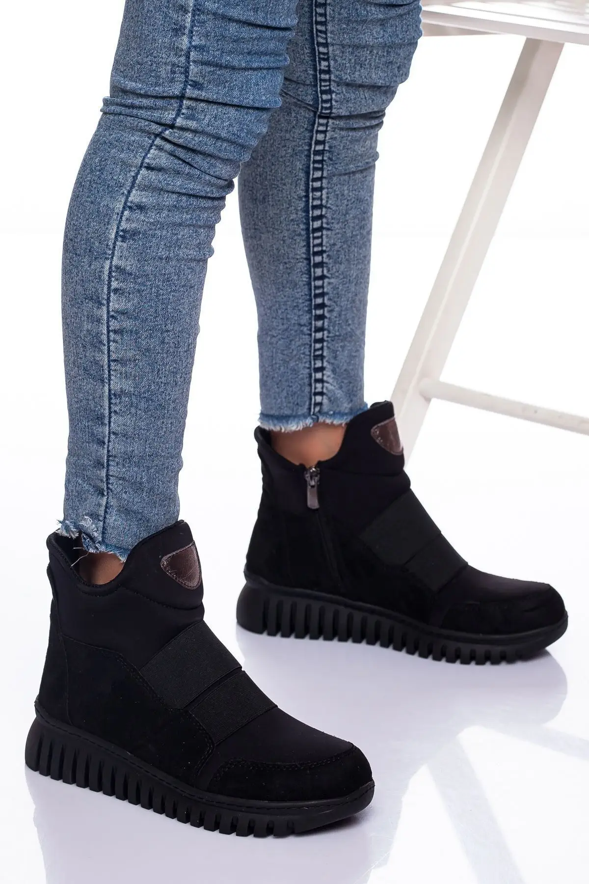 

Women BootsCelta Black Suede New Arrival Luxury Stylish Female Boots Platform Designer Comfortable Ladies Boots High Quality