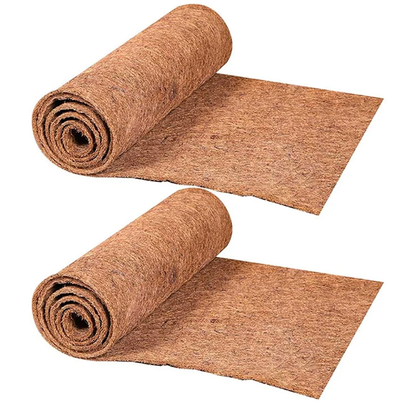 

No-Slip Snow& Ice Carpet- Waterproof Anti-Slip Natural Coir Mat Non Slip Walkway Outdoor Runner For Front Door 2 Pack