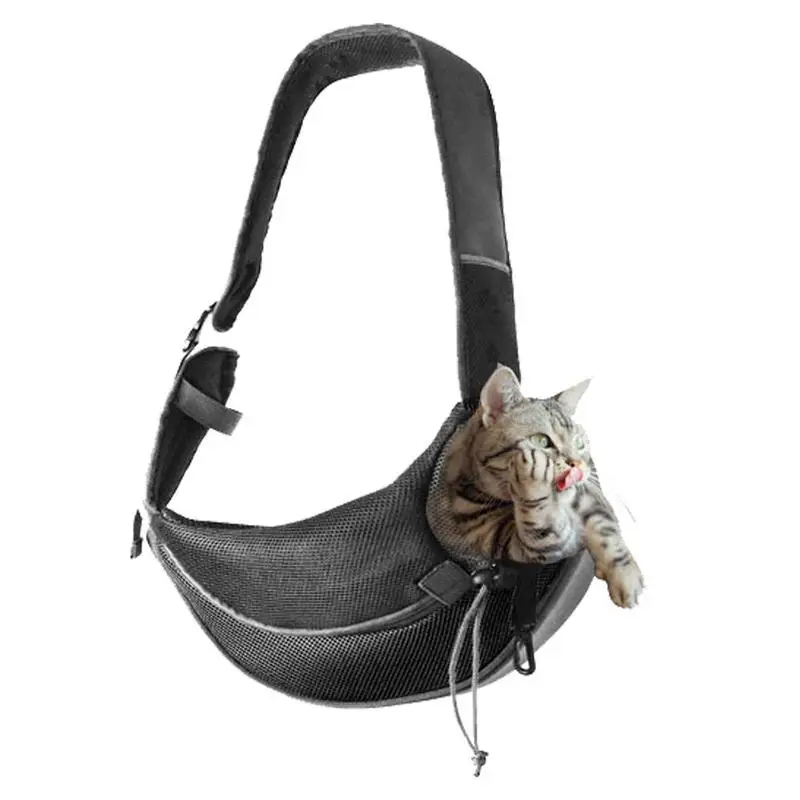 

Small Dog Carrier Puppy Carrying Bag Breathable Hand Free Safe Dog Crossbody Carrier With Adjustable Strap For Medium Small Dogs