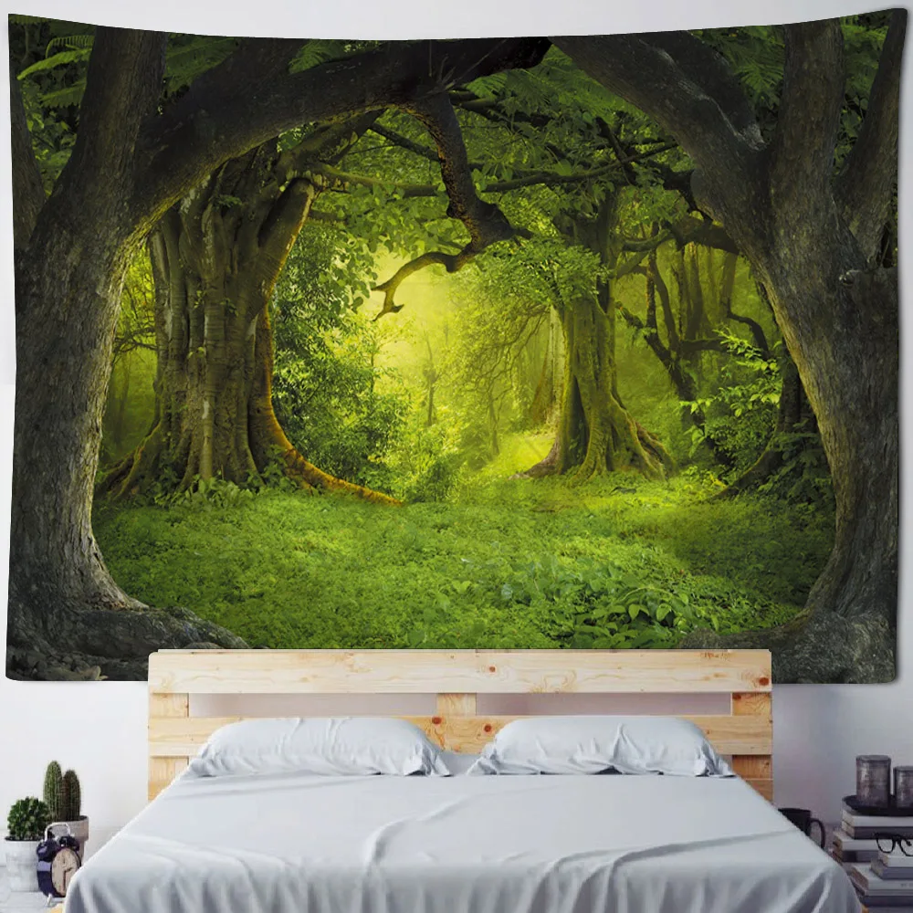 Рисунок 6 - Гобелен с лесным водопадом