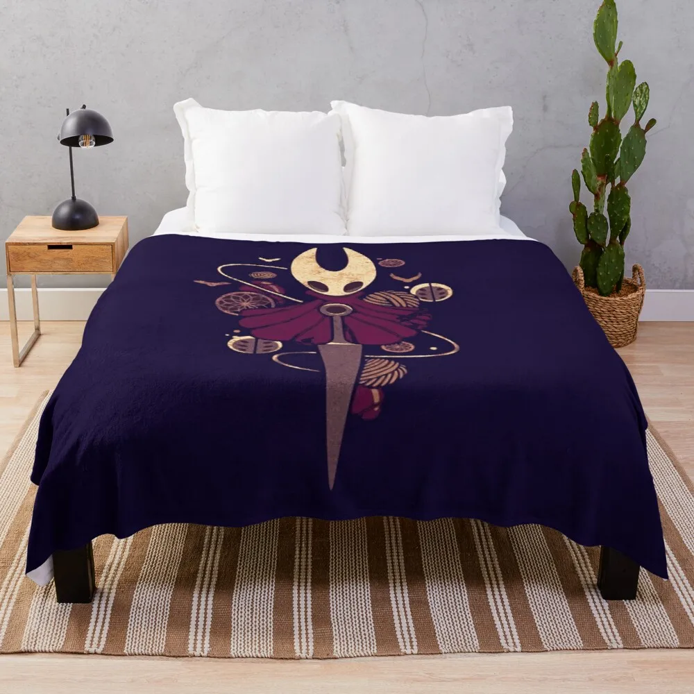 

Silksong Hollow Knight Hornet Bug Videogame Throw Blanket Throw Blanket