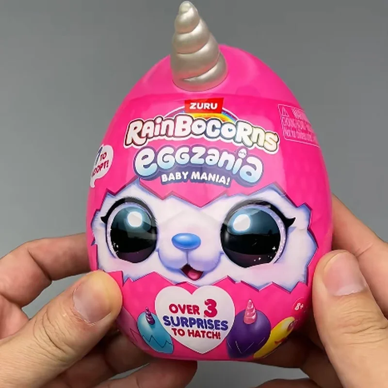 Фото Zuru Rainbocorns Eggzania Мини-сюрприз в закрытой упаковке, плюшевая игрушка-единорог, коллекционный подарок для девочек и любителей хобби №2
