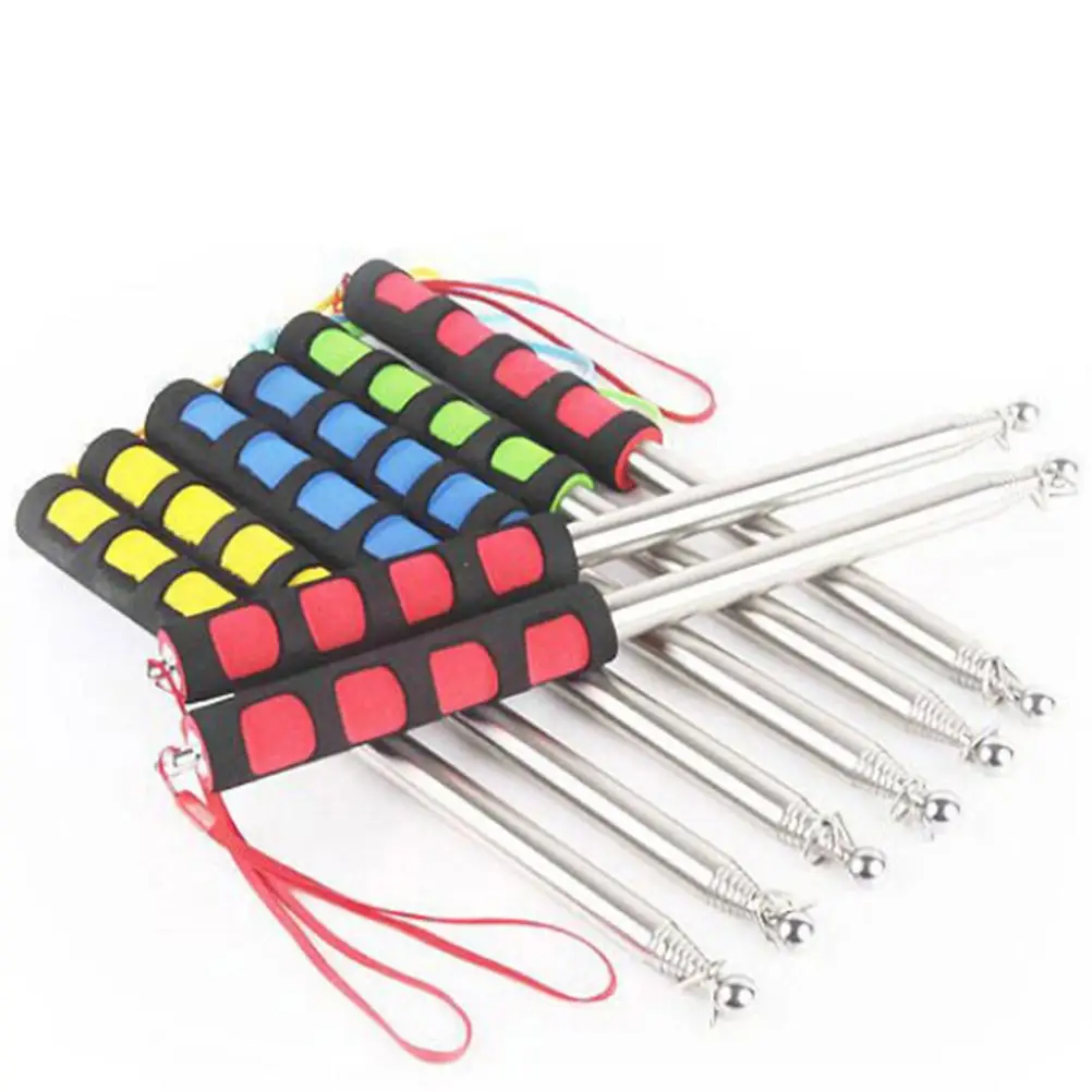 

Portable 1.2M Extendable Telescopic Handheld Windsock Flag Pole Ferula Pointer Poles for Flags Windsock