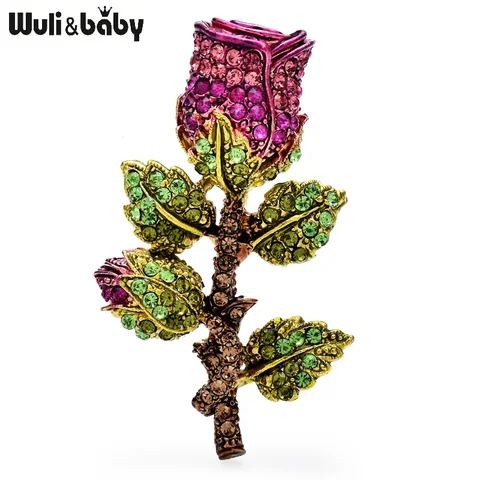 Броши Wuli&baby Тюльпан