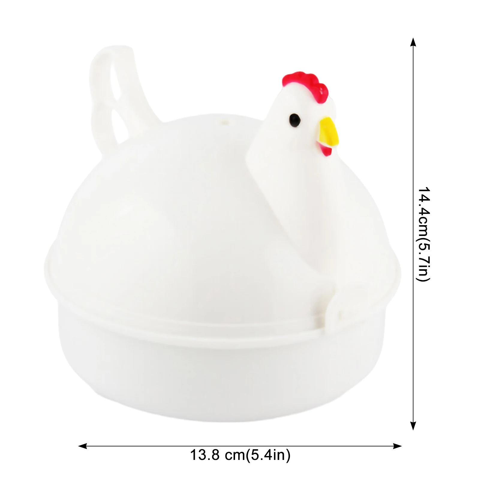 Портативный Яичный Браконьер В Форме Курицы 4-сторонняя Микроволновая Печь