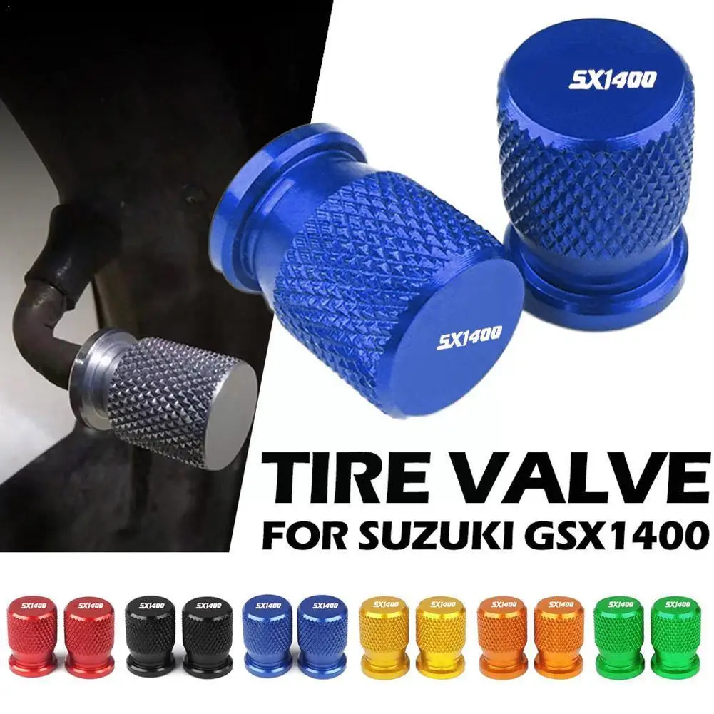 

Колпачки для клапанов шин мотоциклов и автомобилей SUZUKI GSX1400, 2 шт., алюминиевые аксессуары M1T9