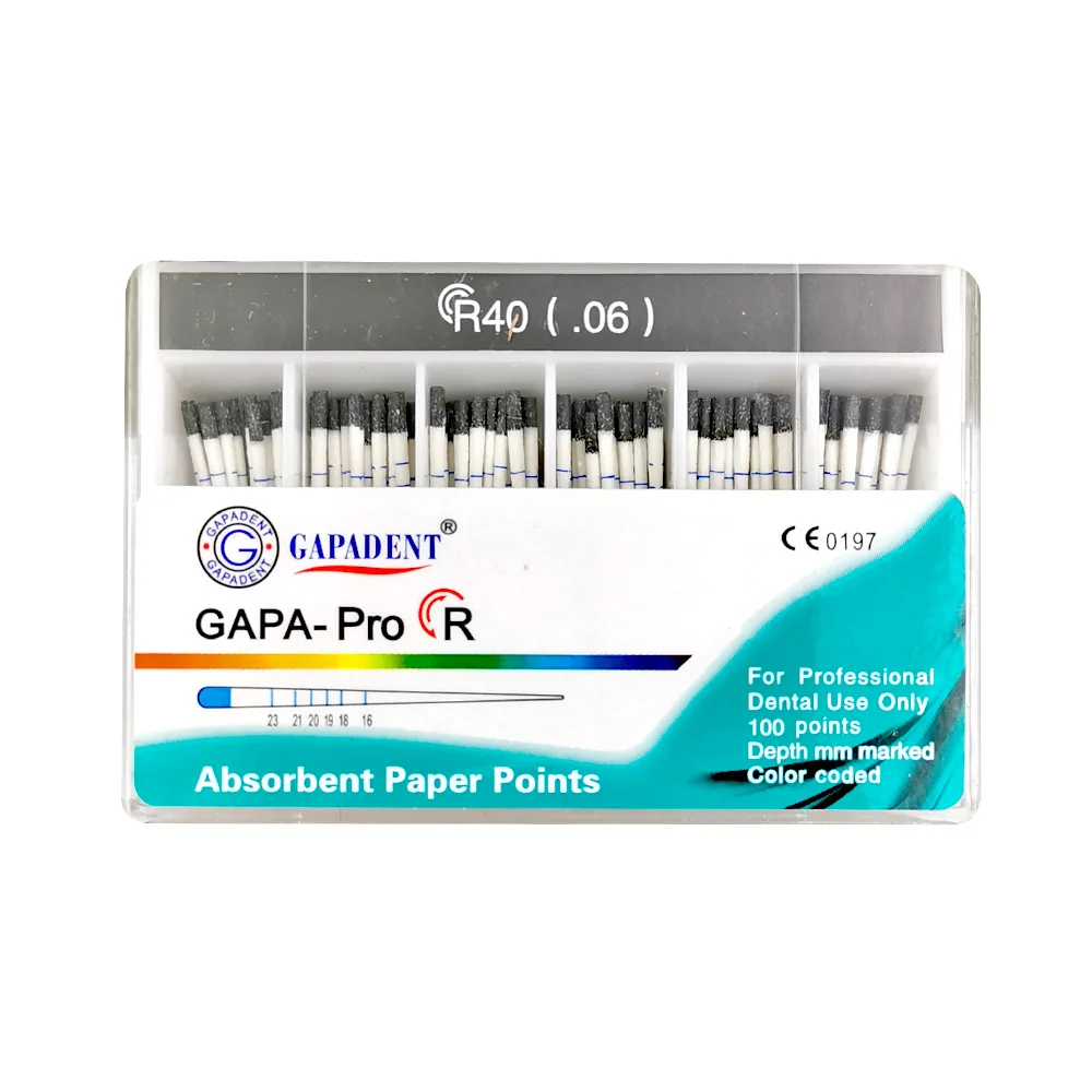 Фото Стоматологические RECIPROC Gutta Percha Point, впитывающие бумажные точки, 08 R25 06 R40 05 R50, сабельные файлы, эндодонтические абсорбирующие корневые каналы №5