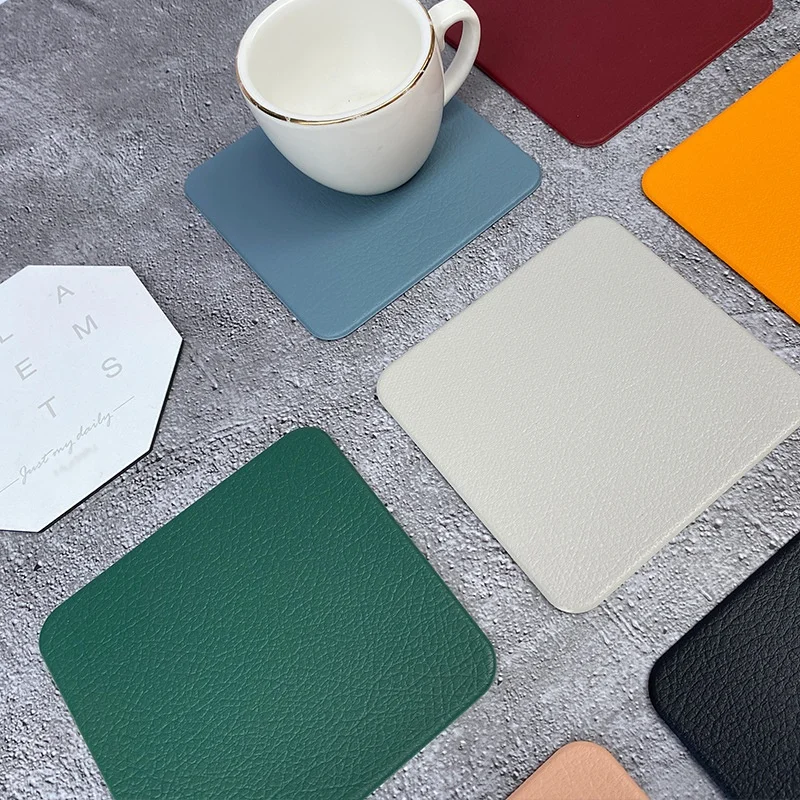 

Solid Color Water Oil Resistant Non-slip Kitchen Placemat Coaster Insulation Pad Dish Coffee Cup Table Mat Home Decor