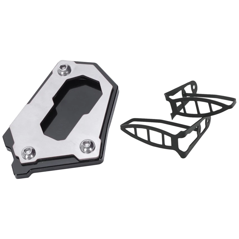 

Боковая подставка Kickstand увеличивающий удлинитель с парой мотоциклетный задний указатель поворота свет гриль Защитная крышка