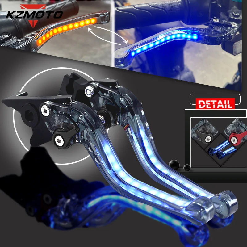 

New Short Brake Clutch Lever For Honda CB1000R CBR1000RR CB 1000R CBR 1000RR Motorcycle Always-on Turn Signal Light Handles Grip
