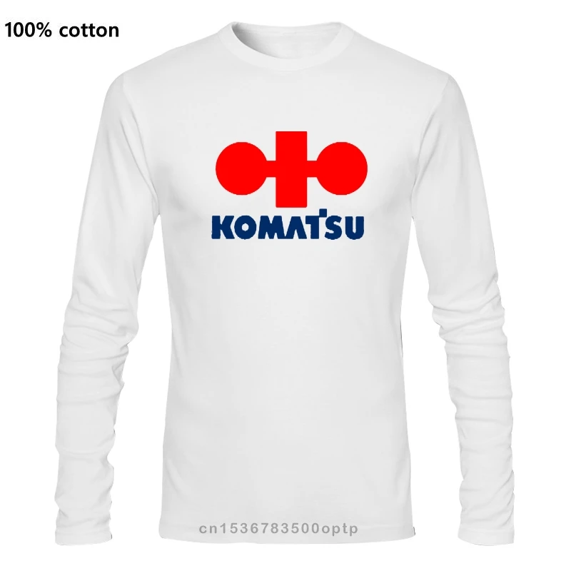 Мужская одежда мужская футболка новая для грузовика Komatsu классическая женская