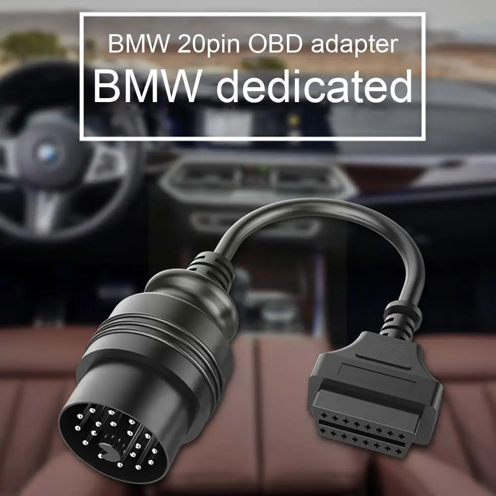 

OBD2 Adapter Cable 20 pin to 16 PIN Female Connector BMW e36 e39 X5 Z3 for BMW 20pin OBD II Diagnostic Cable Z5Q8