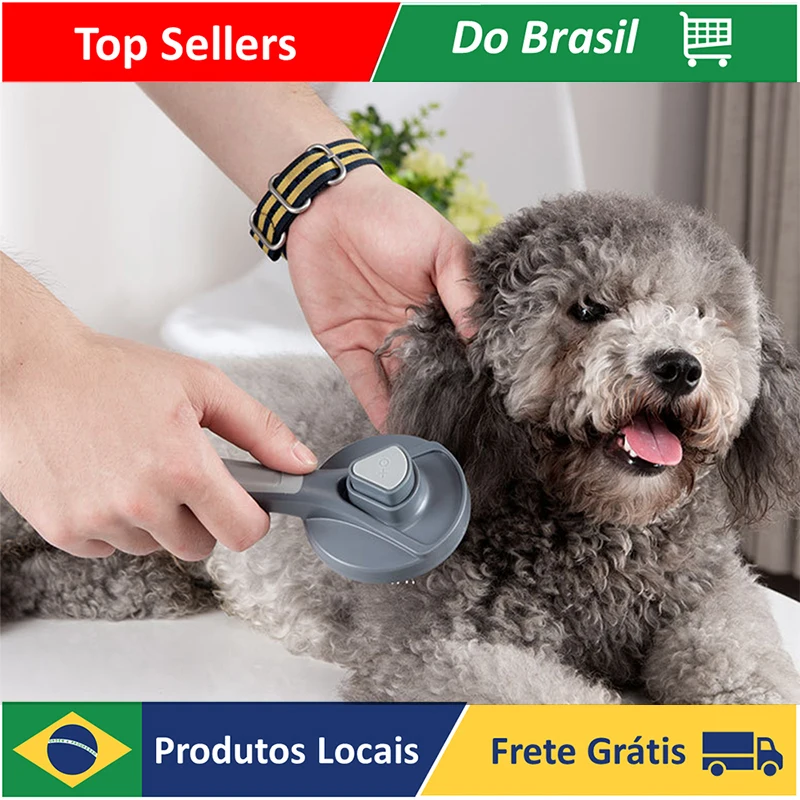

Pet Dog Hair Brush Cat Comb Self Cleaning Grooming And Care Cats Dogs Removes Tangled Hair Beauty Slicker Pets Dogs Accessories