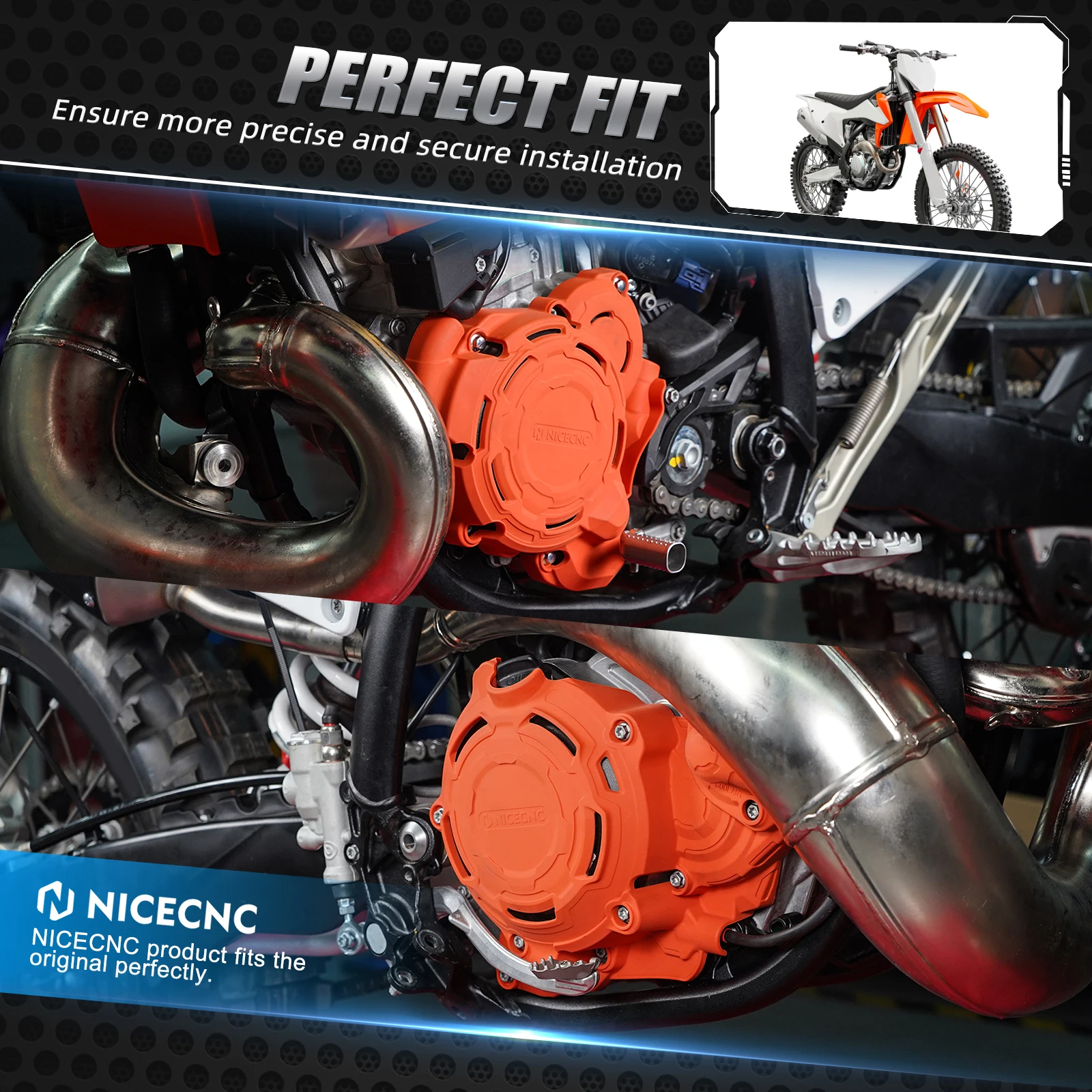 Комплект крышек сцепления зажигания для KTM EXC 300 2024 NICECNC XCW 250 Husqvarna TE300 TE