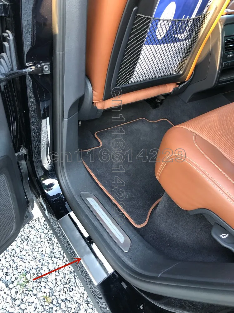 

Для Volkswagen Touareg 2011-2018, Стайлинг автомобиля, высококачественное зеркало из нержавеющей стали, внешняя дверная подставка