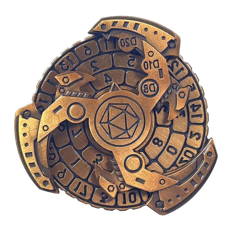 Механические вращающиеся кости для рулетки дракон подземелий и драконов ролевые