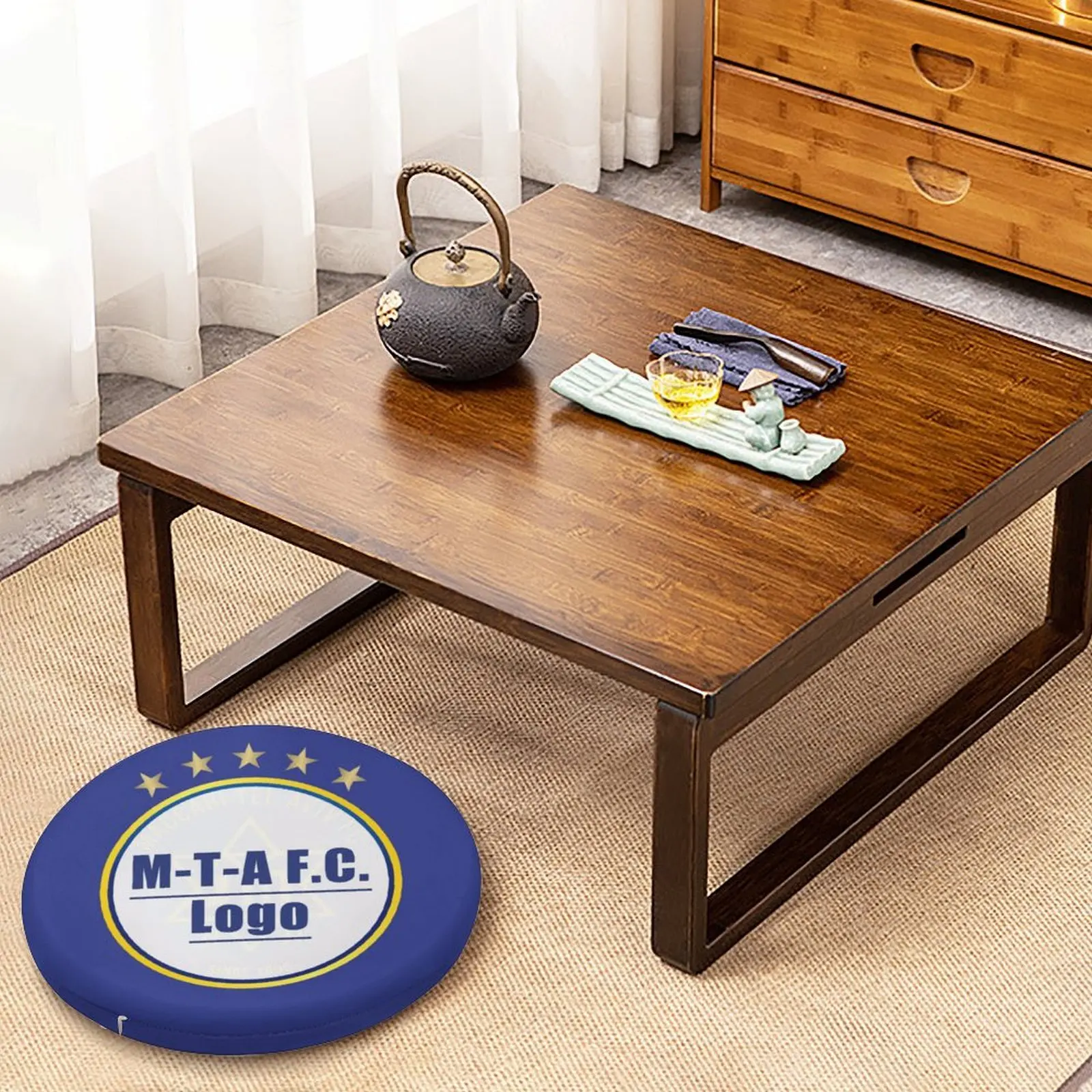 Израиль Маккаби Тель Авив Круглая подушка сиденья Медленный отскок Пена с