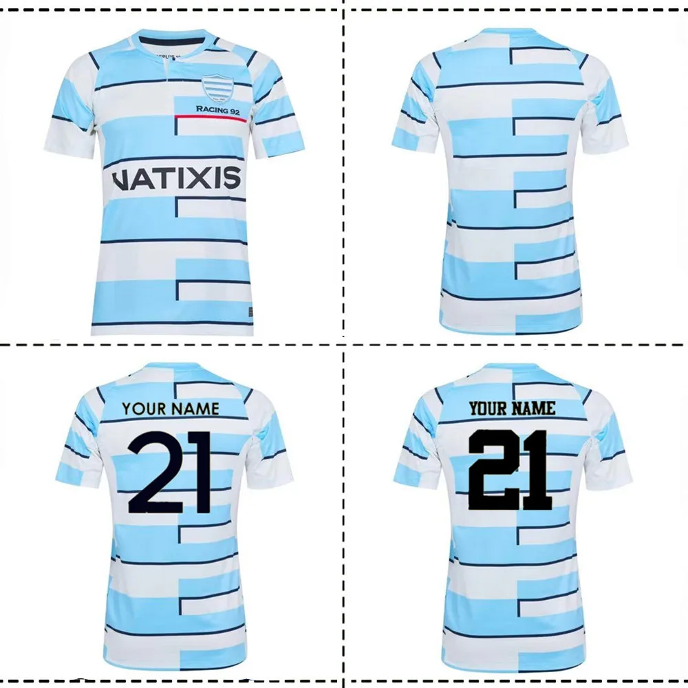 

2021/22 Racing 92 Home Rugby Jersey Shirt size S-M-L-XL-XXL-3XL-4XL-5XL