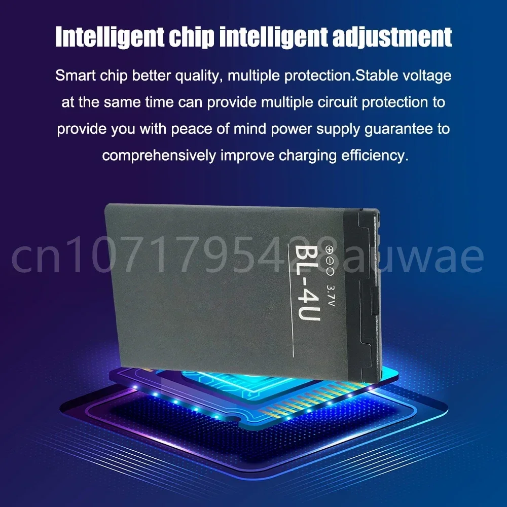 Литиевая батарея 1000 мАч BL-4U BL4U BL 4U для Nokia Asha 210 300 305 306 308 309 311 501 503 сменная
