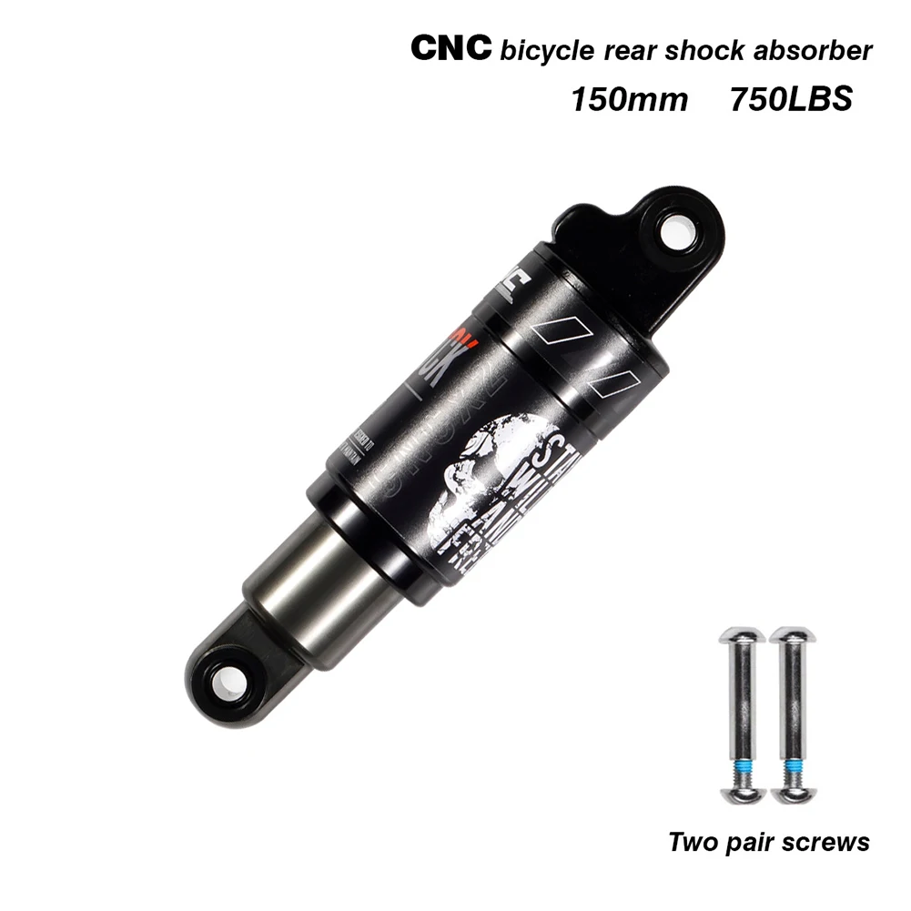 

MTB Bike Shock Absorber With Screw Mountain Bicycle Air Rear Shock Lockout 120/125/150/165/185/190/200mm Cycling Part Accessory