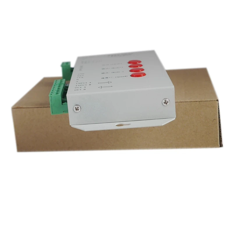 Светодиодный контроллер для SD-карты 5 ~ 24 В постоянного тока T1000S 2048 пикселей WS2801