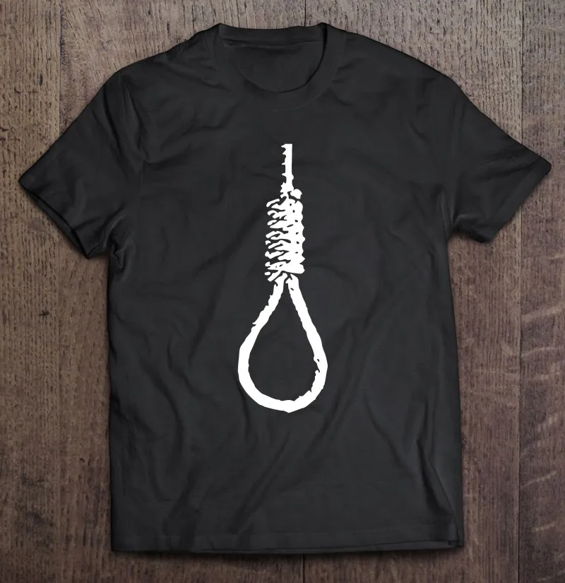 

Костюм Hangman на Хэллоуин, веревка с подвеской, палач, футболка большого размера, футболки для женщин, одежда для гранжа, мужская одежда