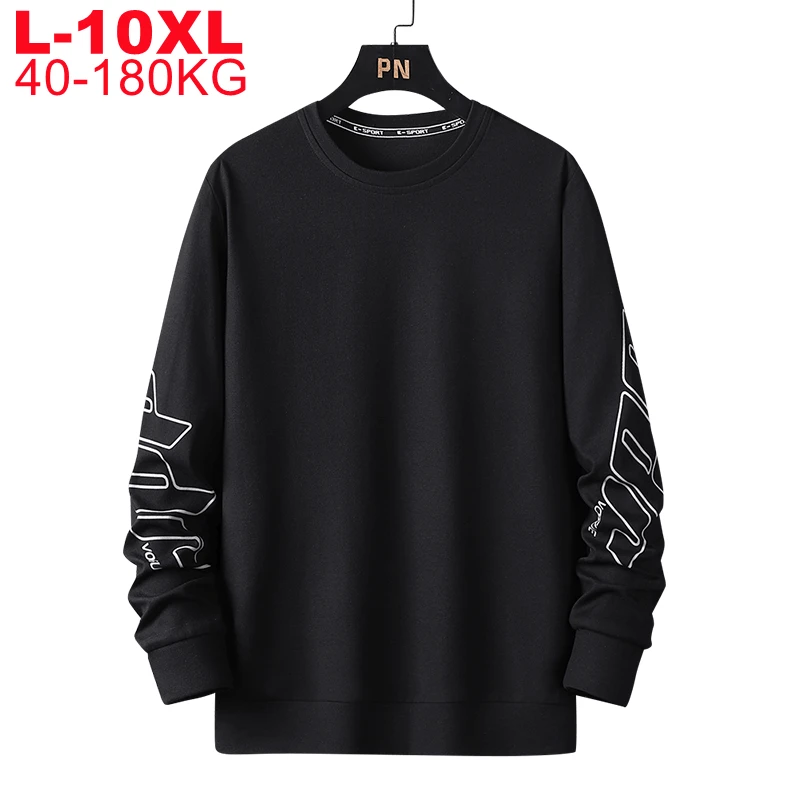 

Oversized Big 180kg 10xl 9xl 8xl 7xl 6xl 5xl Hoodies Men Streetwear Sweatshirts Male Harajuku Black Grey Men Casual Pullovers