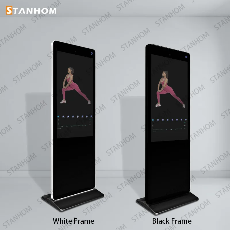 Фото STANHOM напольное большое зеркало для тренировок в тренажерном зале Android Smart Fitness №4