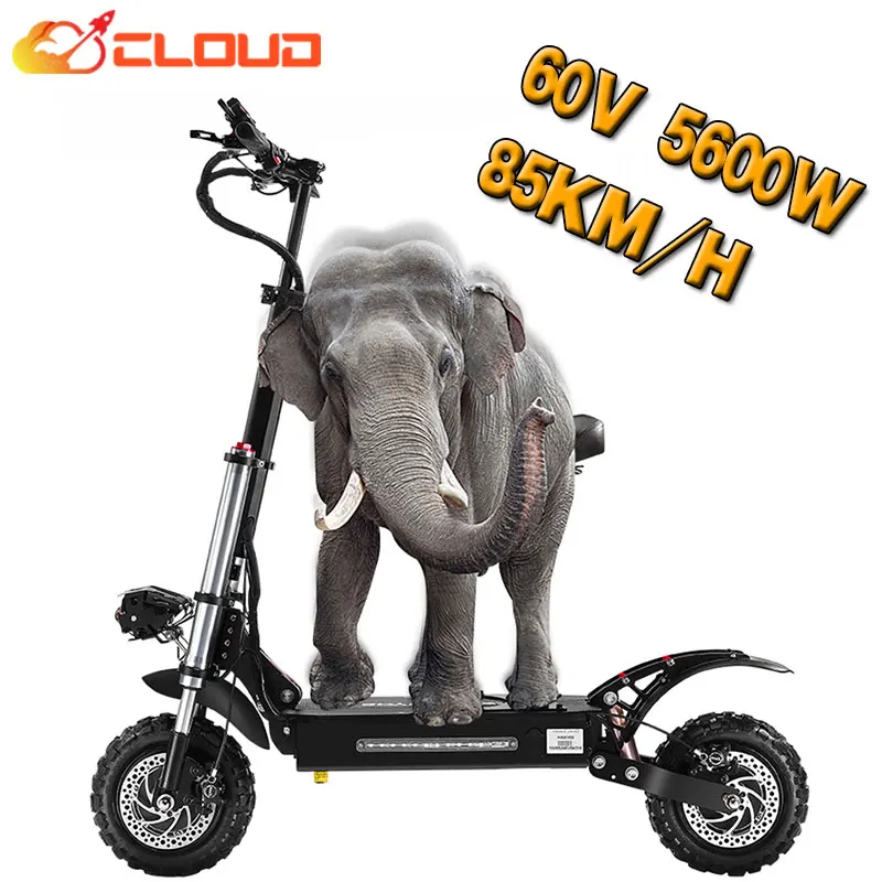 

CLOUD 85KM/H fast electric scooter dual motor 6000W adult foldable two wheel e-