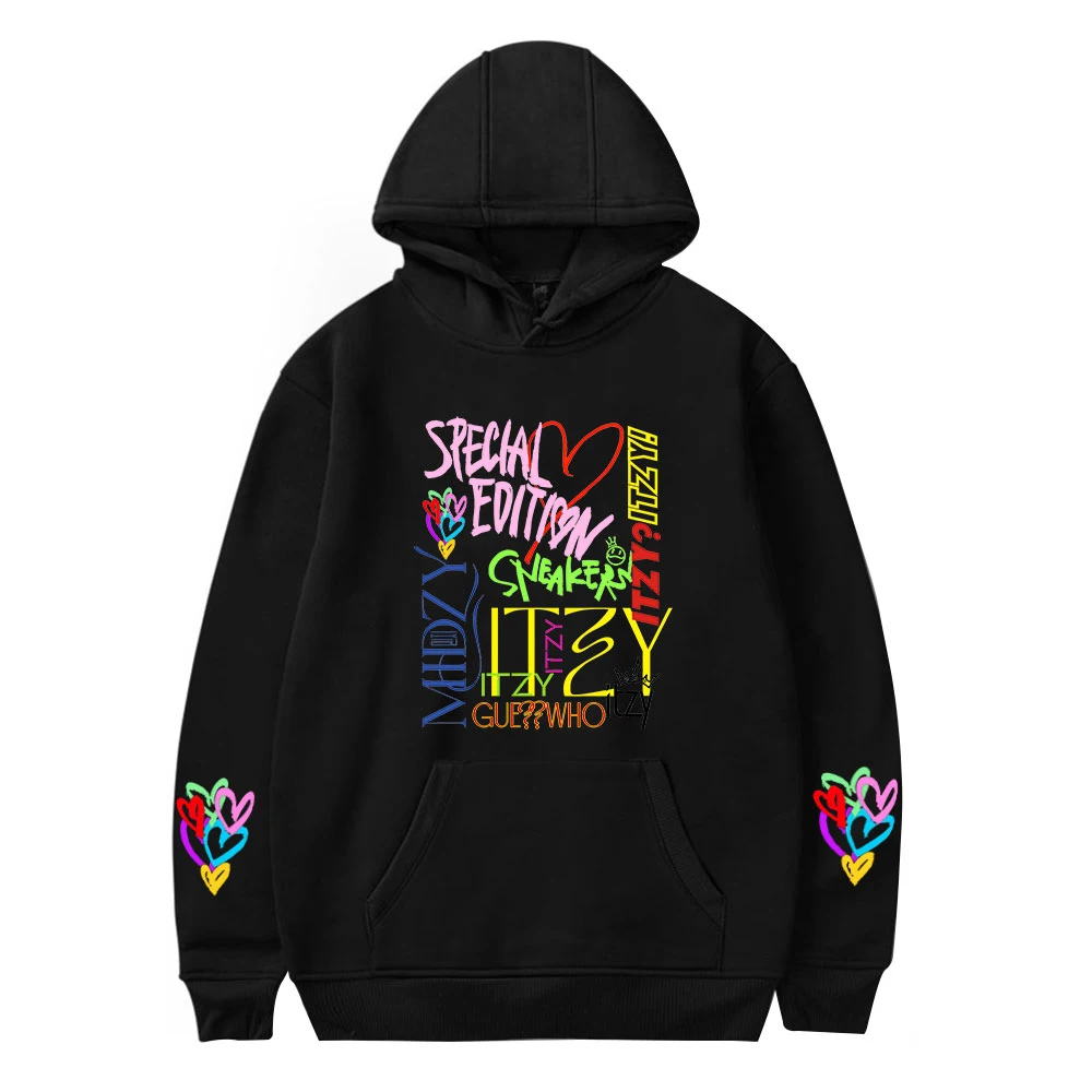 

ITZY Hoodies Sneakers Hoodie Sweatshirts Kpop Support Hoodies for Men Women