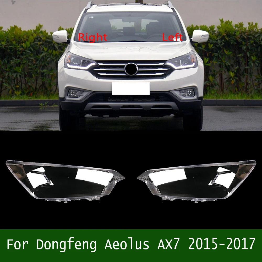 For Dongfeng Aeolus AX7 2015-2017 Headlamps Cover Lens Transparent Lampshade Shell Plexiglass Replace The Original Lampshade
