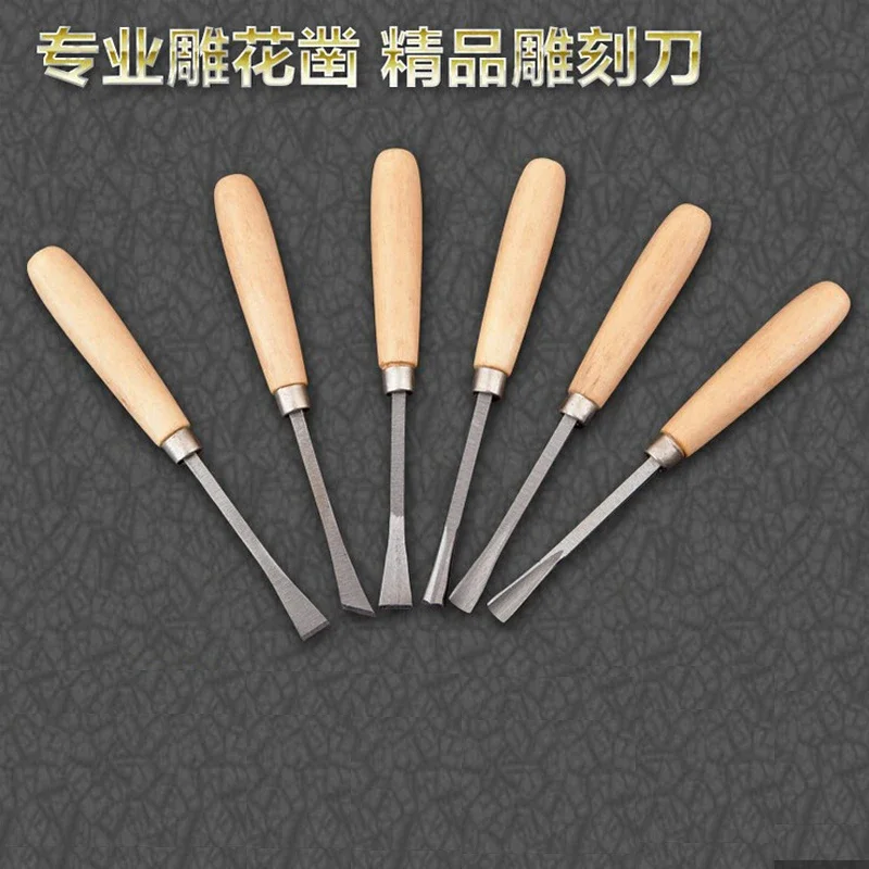 6 шт. ручное долото для резьбы по дереву набор инструментов плотники Profess резак