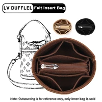 evertoner women felt insert bag for lv dufflel bag makeup handbag inner portable cosmetic bag inside bags