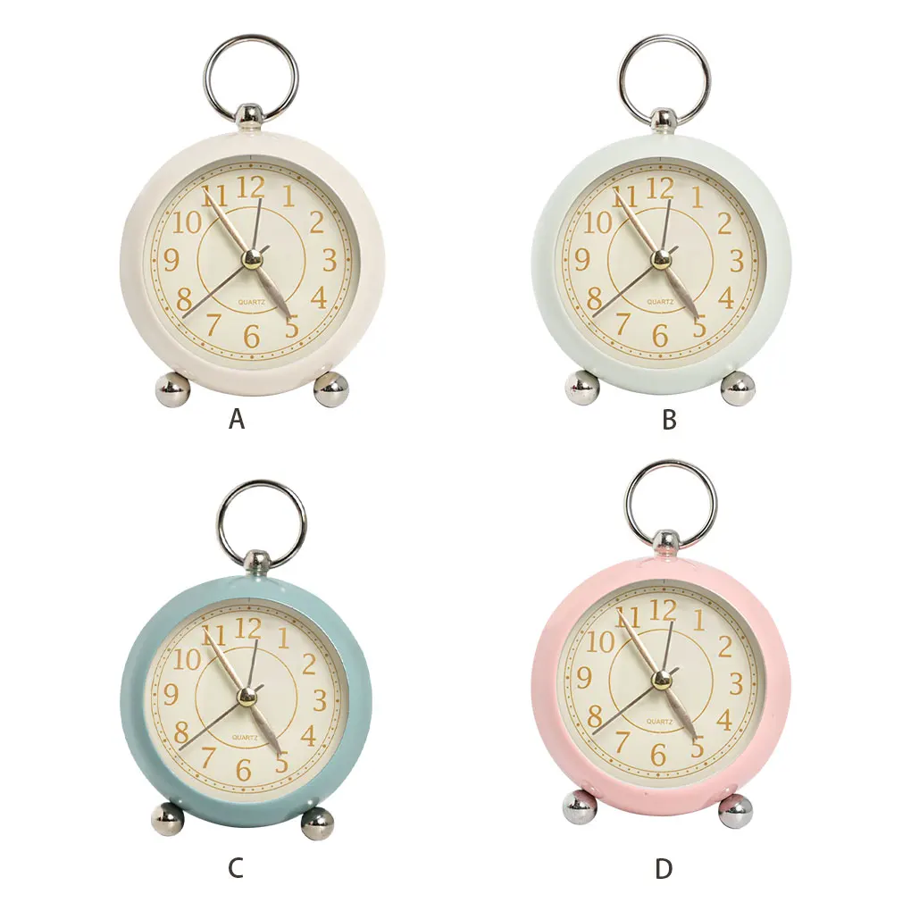 Bedside For Easy Timekeeping Minimal Design Retro Alarm Clock High-quality Materials
