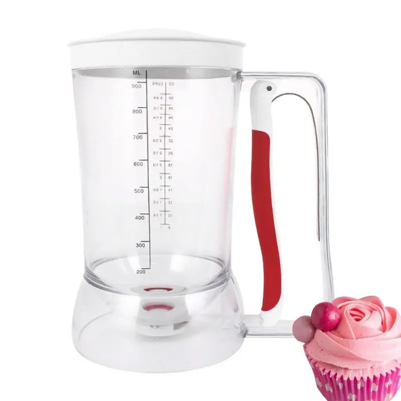 

Pancake Batter Dispenser Pancakes Cookie Separator With Measuring Label Batter Cream Speratator For Griddle Cake Maker Machine