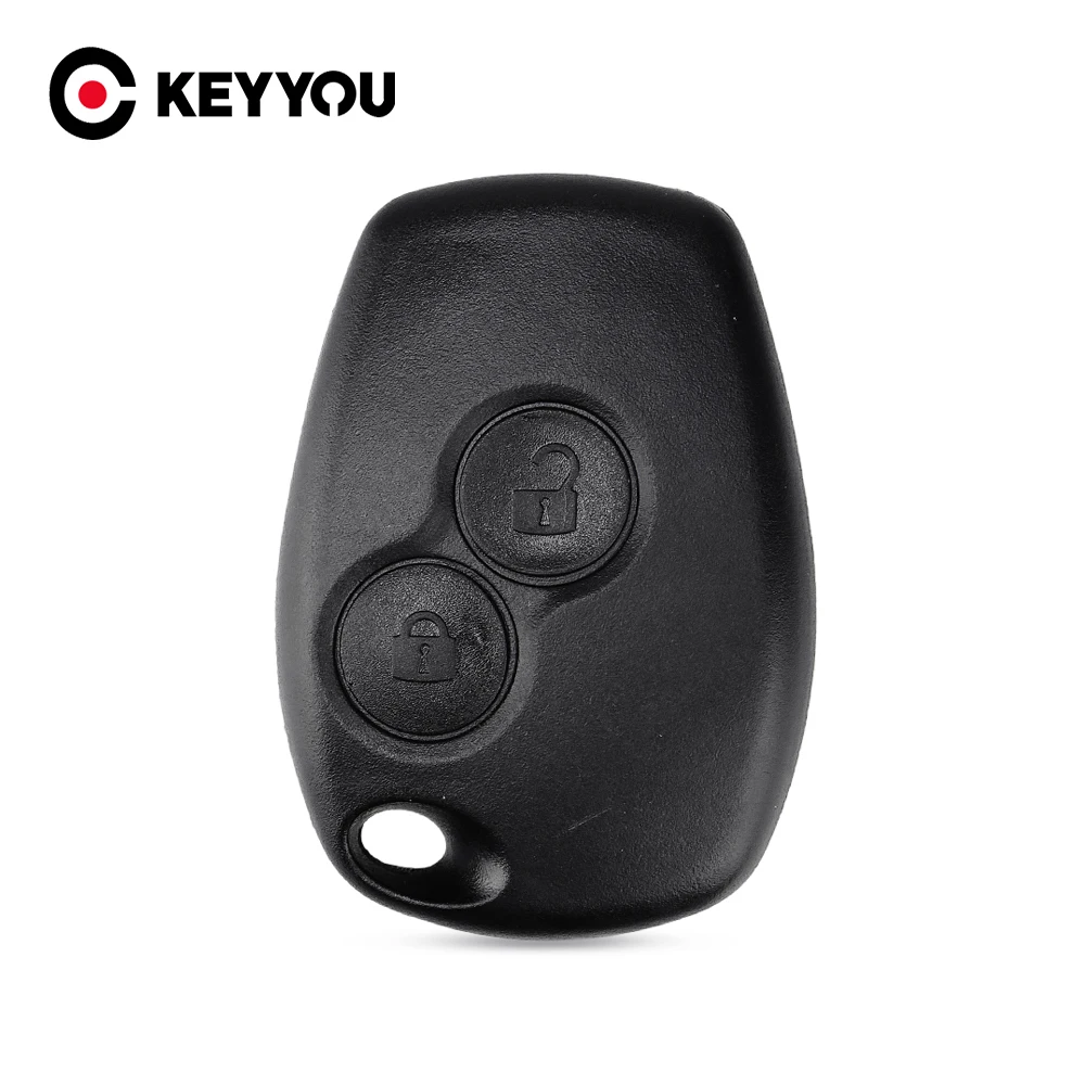 

KEYYOU 10X 2 Button Remote Key Shell Case For Renault Megane Modus Espace Laguna Duster Logan DACIA Sandero Fluence Clio Kangoo