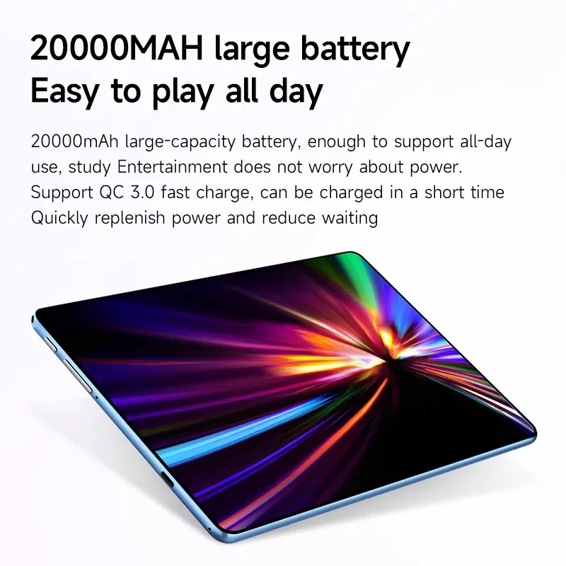 

10-inch Android 12 Tablet 128GB Wi-Fi S Pen AKG Dual Speakers Qualcomm 870 Processor 20000mAh Global Version Mini Laptop