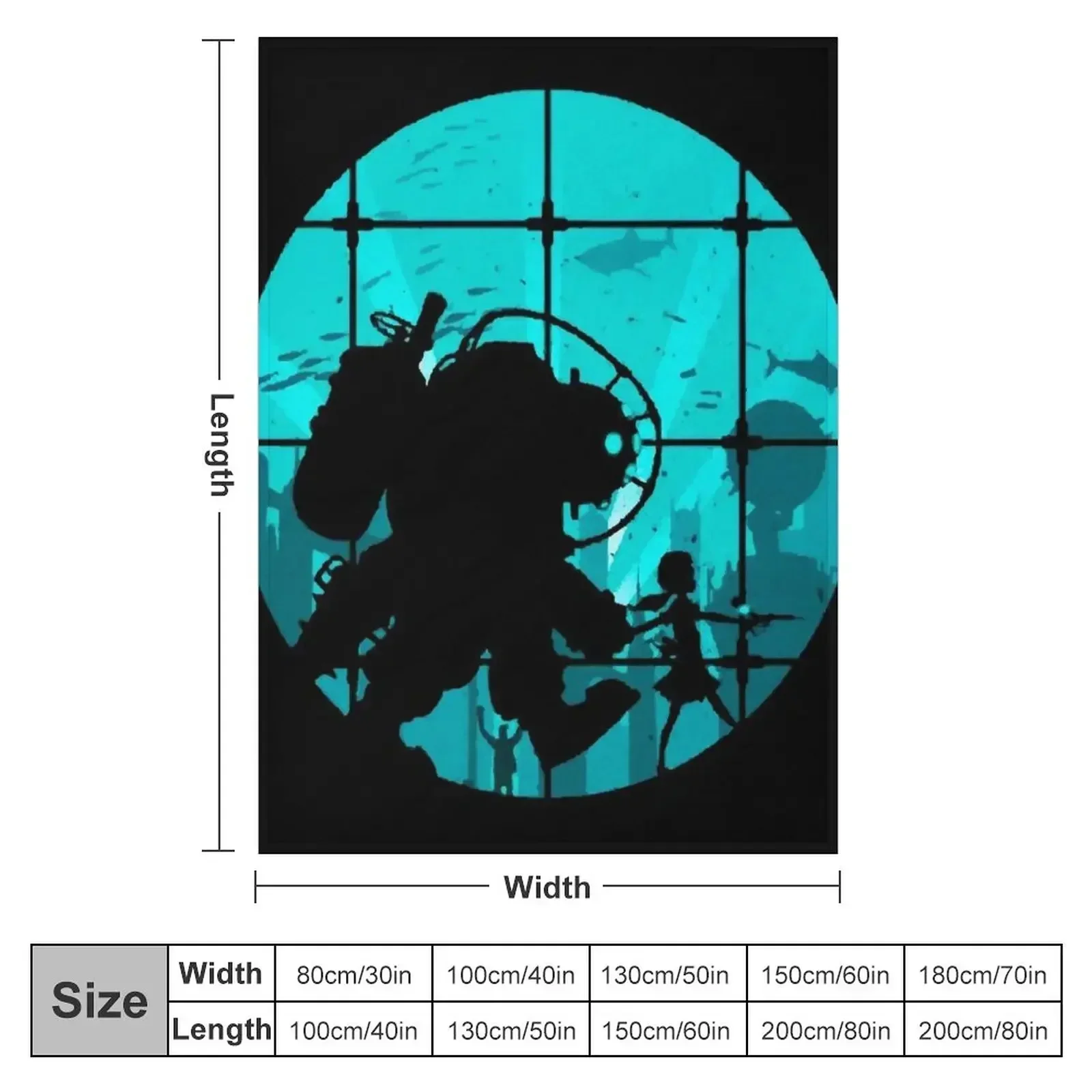 Синее одеяло Bioshock лохматое мягкое плюшевое клетчатое модное для диванов